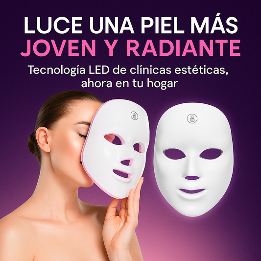 MÁSCARA LED CUIDADO FACIAL PROFESIONAL